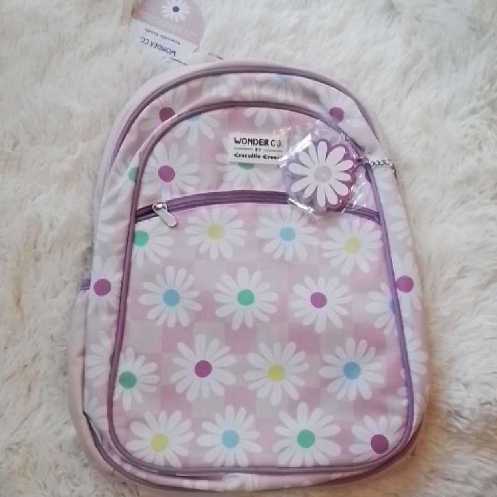 Crocodile Creek, Pink Daisy, Kids ,Backpack